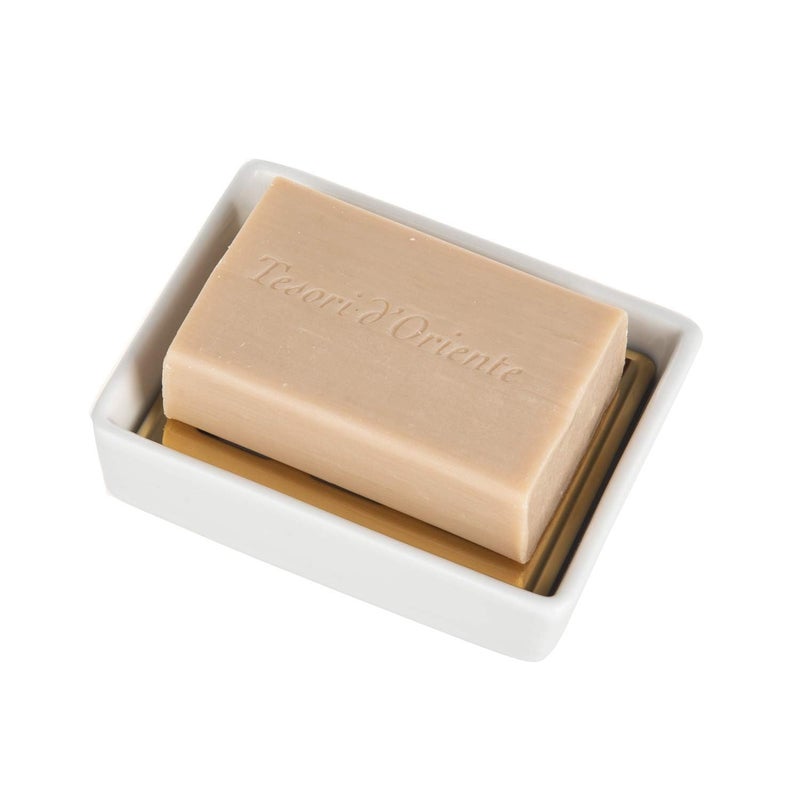IMEEA Gold Soap Dish SUS304 Stainless Steel Gold Soap Holder for Bathroom Shower - Image 4